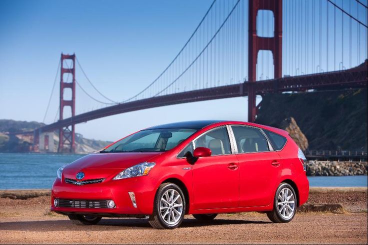Red Toyota Prius car rental in LA