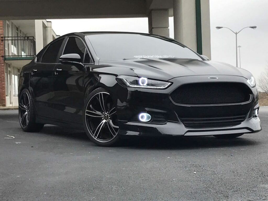 Black Ford Fusion car rental