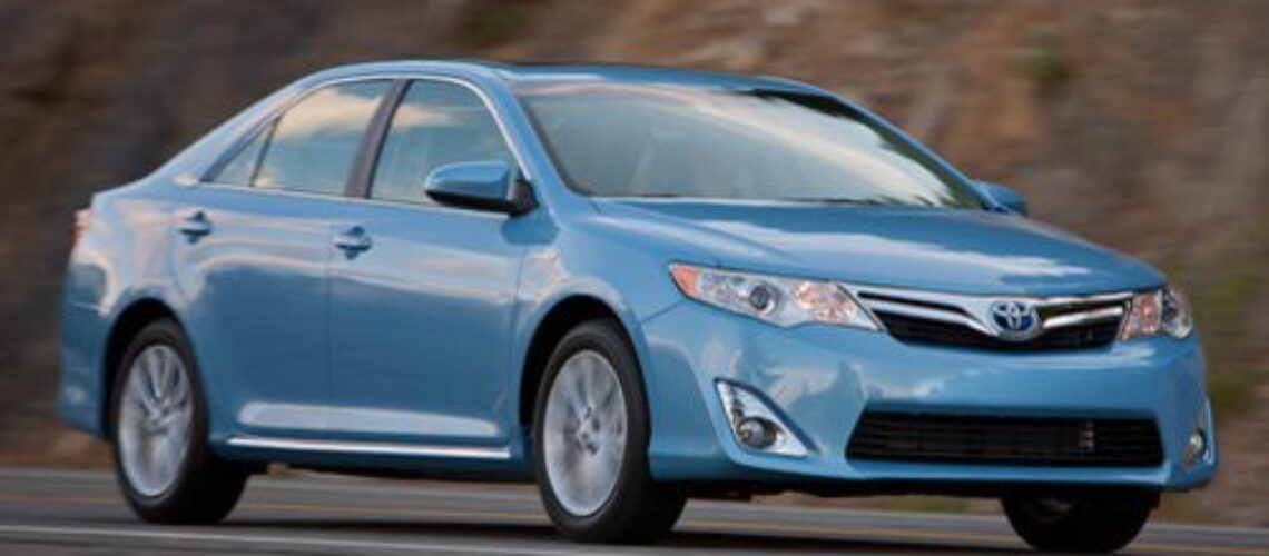 Blue camry car rental in LA