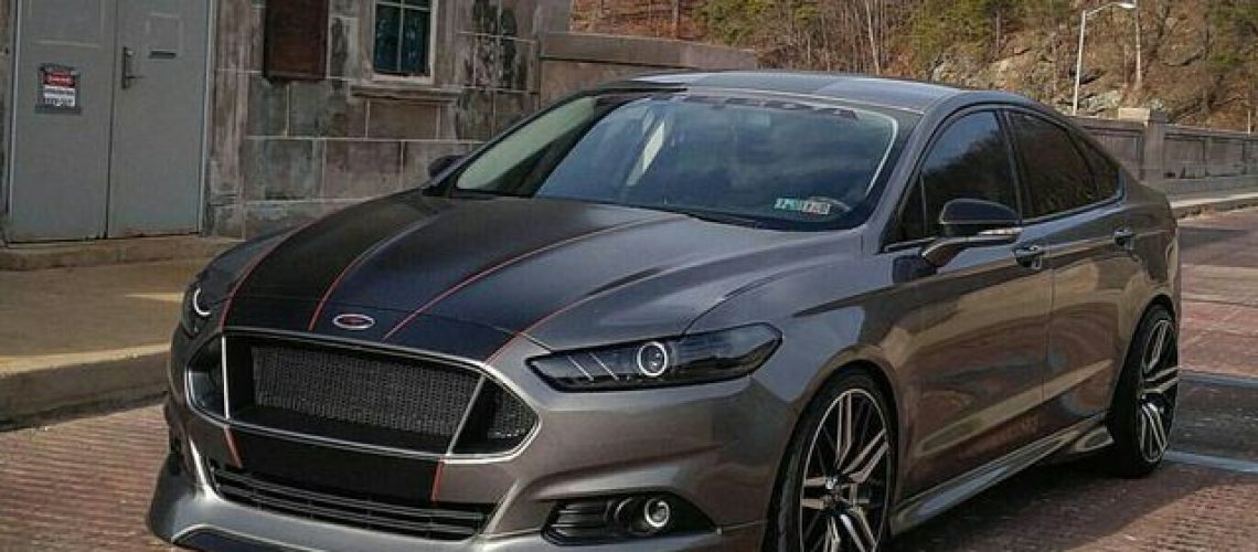 Gray Ford Fusion Rental Car in LA