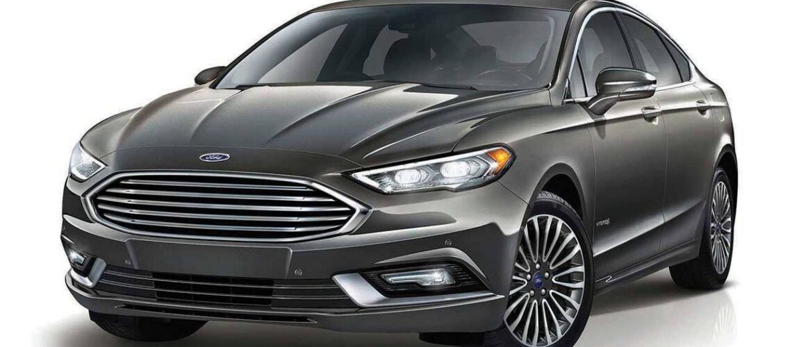Gray Ford Fusion car rental in LA