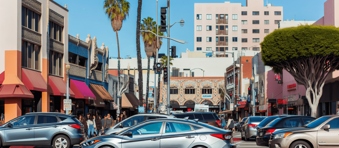 Hyundai Elantra Car rental in Los Angeles