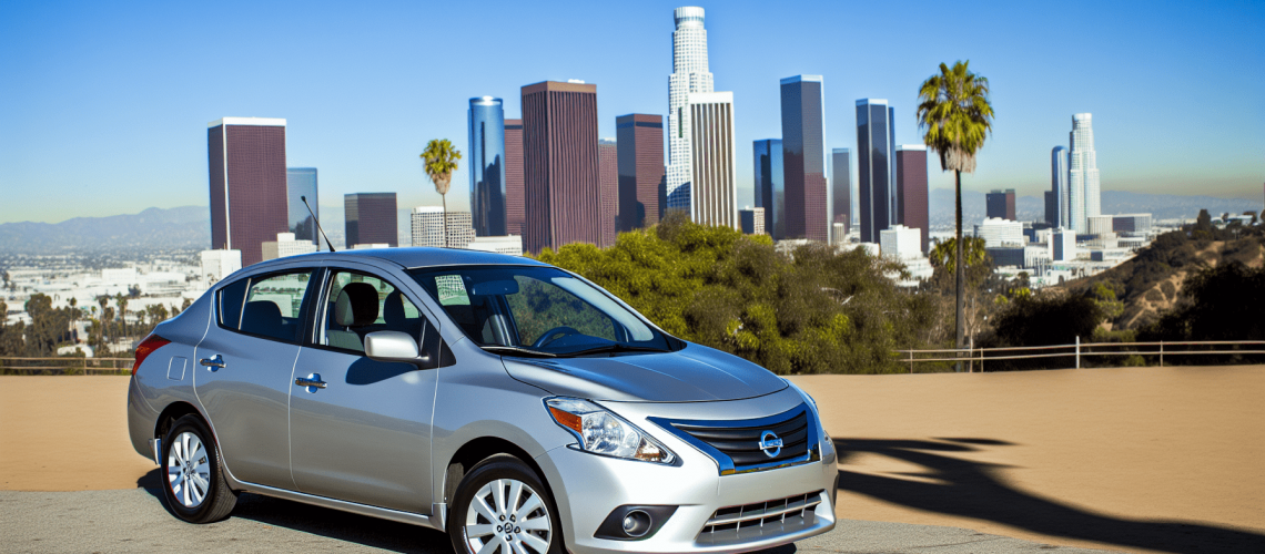 Nissan Versa in Los Angeles car rental