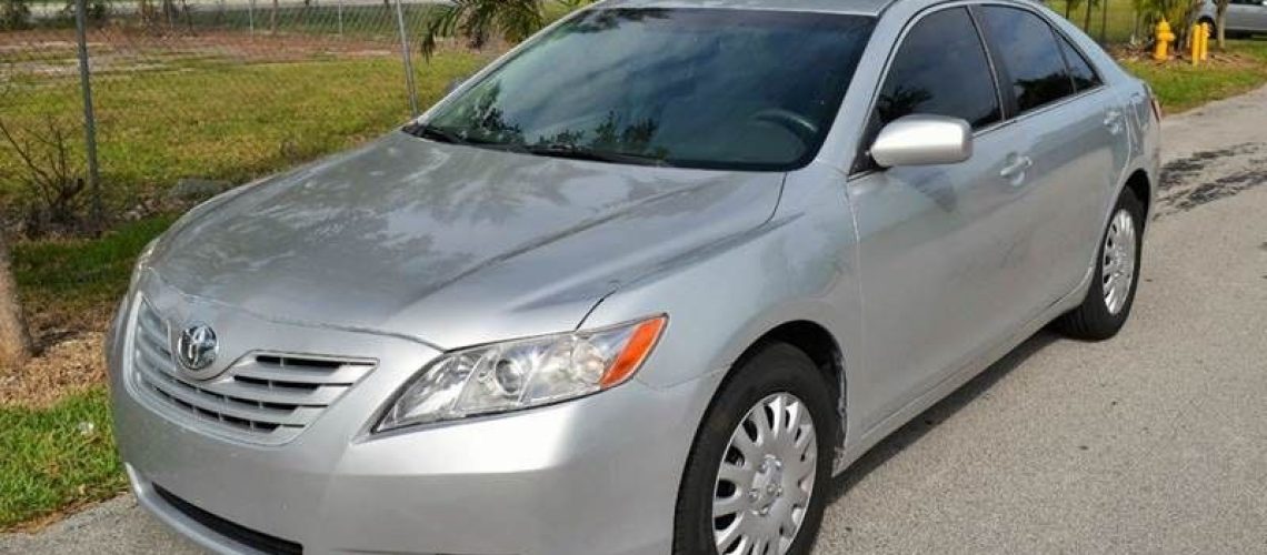 Silver Camry Rental Car in LA