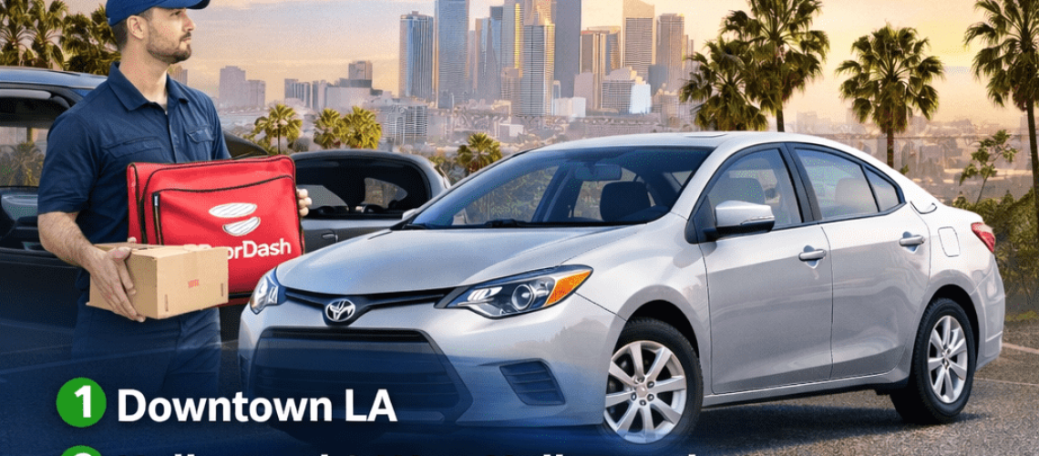 Best Places to Wait Between Orders as a Delivery Driver in LA